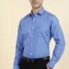 Allen Solly Men's Slim Fit Shirt (ASSFQSPPN51440_Blue - Image 5
