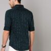 Dennis Lingo Men's Striped T-Green Slim Fit Cotton Casual Shirt (AZ731_T-Green_M) - Image 7