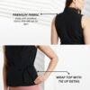 Symbol Premium Women's Polyester Regular Fit Blouse (Sbp-Ss24-Wtop-205_Black L) - Image 4