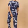 Cotton Fashion Gallaria Couple Combo Pajama Set For Woman & Mens Combo Co-Order Set& Night Suit Set Combo | Nightwear| Tracking| Pajama Set Combo (Men - X_Large/Women - L, Blue & White) - Image 8