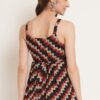 COTLAND Fashions Jaipuri Cotton Printed Strappy Sleeveless Classic Fit Top For Women (Midnight Zig-Zags), XS,Multicolor - Image 7