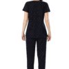 DZZO Cotton Night Suit for Women Girls | Women's Printed Cotton Night Suit Set Pyjama Set Sleepwear Nightwear Nightdress Loungewear (XXX-Large, Navy Blue) - Image 3