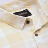 Majestic Man Men Comfort Slim Fit Pure Cotton Checked Casual Shirt (Medium,Lemon) - Image 3