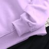 FUNKY MONKEY Cotton Blend Girls and Womens Long Sleeve Dropshoulder Hooded Pullover Crop Tops and Regular Fit Hoodies. (Foe Summer and Winterwear Both) (15-16, Cl-Purple) - Image 3