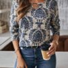 DEIDAD Women's Floral Regular Fit Cotton Printed top_Multicolour - Image 6