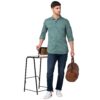 Spykar Khaki Full Sleeves Shirt for Men (Size: 4XL)-MSHSS1BC039-Sage Green - Image 2