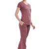 DZZO New Women's Cotton Printed Night Suit Pajama Set (Dz-Ns-2040_Red_S) - Image 2