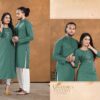 Laxminarayan Fashion Couple Combo, Elegant Kurti & Kurta Set for Stylish Pairs for Couple (FG - 1237, MEN - XXL/WOMEN - M) - Image 2