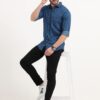 Miraan Men's Casual Light-Blue Denim Shirt (SIGLIGHTDENIMXXL_Light Blue_XX-Large) - Image 3