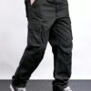 Lymio Reguler Fit Cotton Cargo Pants for Men (Cargo-47-Black-XL) - Image 2