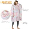 Catalonia Rainbow Oversized Blanket Hoodie Sweatshirt, Wearable Fleece Pullover, Super Soft Warm Comfortable for Adults Men Women - Image 6