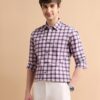 U.S. POLO ASSN. Cotton Men's Regular Fit Checks Fs Shirts (Usshtfx0057_White_S) - Image 6