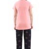 DZZO Cotton Night Suit for Women Girls | Cotton Printed Night Suit Set Pyjama Set Sleepwear Nightwear Nightdress Loungewear for Women (Large) Peach - Image 3