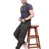 Men's Ribstop Weaving Non-Stretchable Fabric Multiple Pockets Casual Tactical Cargo Pant (Grey-28) - Image 2