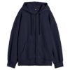 FUNKY MONKEY Cotton Blend - Women's Cute Hoodies Teen Girl Winter Jacket Sweatshirts Casual Drawstring Clothes Zip Up Hoodie with Pocket (in, Alpha, XL, Regular, Navy Blue) - Image 4