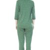 ZEYO Women's Cotton Star Printed Green Pajama Set Night Suit Set of Shirt & Pyjama 5271, Small - Image 6