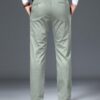 AVANOVA Men's Solid Light Pista Trousers Light Business Style Slightly Stretch Straight Leg Pants for Outdoor Casual Daily Trouser II Men's Regular Casual Pants Trouser (Trouser 126 Light Pista-34) - Image 7