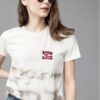 Mack Jonney Women Printed Cotton Rich T Shirt | Round Neck Tshirts|Half Sleeves|Printed-Regular Fit-Mack640807 - Image 6