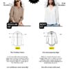 HIGH STAR Women's Cotton Oversized Fit Shirt (HSWSHW23509_BL_Blue, Small - Image 2