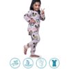 Hestia|Kids Girls Nightwear|Sleepwear|Cotton|Trouser Full Sleeves Pajama Set Tshirt|Elastic Waist|Night Dress With Pyjama Tshirts For Girls|Mickeyy Minniee Printed|Peach Color 2-4Yrs|Set 1,2 -4 Years - Image 6