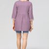 Bee M Pee Designer Regular Fit Short Kurti Tops for Jeans for Women I Chikankari Rayon Cotton Long Kurta Kurti for Women I Stylish Wear Kurti Top for Girls Lavender, Large - Image 3