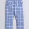 BUMZEE Unisex Cotton Sky Blue & White Boys Full Sleeves Shirt Waistcoat & Pant Set with Applique Bow Age-2-3 Years - Image 4