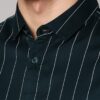 Dennis Lingo Men's Striped T-Green Slim Fit Cotton Casual Shirt (AZ731_T-Green_M) - Image 6