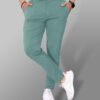 Mehrang Men's Stretchable Stretchable Formal Pant Mid Rise Trousers | Stylish Slim Fit Men's Wear Trousers For Office Or Party | Polycotton Knitted Fabric (In, Numeric, 30, English Green) - Image 4