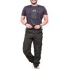 Men's Ribstop Weaving Non-Stretchable Fabric Multiple Pockets Casual Tactical Cargo Pant (Grey-28) - Image 3
