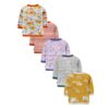 Tinchuk Cotton Printed Unisex-Baby T-Shirt Assorted Prints - Multipack (Multicolor_3 Months-6 Months) - Image 5