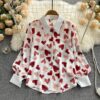 Leriya Fashion Women's Regular Fit Top (LF-W1767_Red - Image 2