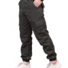 Men's Ribstop Weaving Non-Stretchable Fabric Multiple Pockets Casual Tactical Cargo Pant (Grey-28) - Image 6