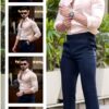 IndoPrimo Men's Casual Solid Satin Shirt for Men Full Sleeves - Crystal (Medium, Cream) - Image 2
