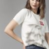 Mack Jonney Women Printed Cotton Rich T Shirt | Round Neck Tshirts|Half Sleeves|Printed-Regular Fit-Mack640807 - Image 5