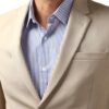 Peter England Men's Classic Blazer (PIBZWNSP159588_Beige - Image 3
