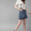 Mack Jonney Women Printed Cotton Rich T Shirt | Round Neck Tshirts|Half Sleeves|Printed-Regular Fit-Mack640807 - Image 3