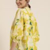 rytras Women's Cotton Printed Regular Fit top(Yellow,XXL) - Image 3