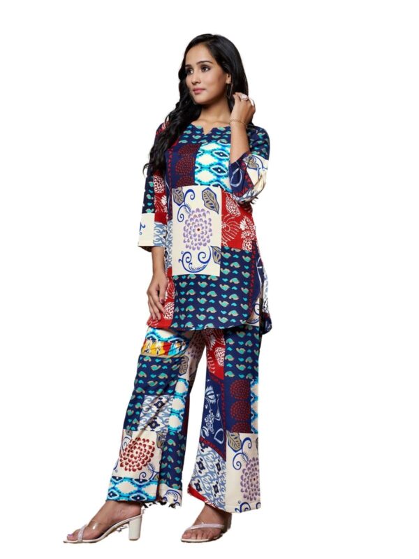 GRECIILOOKS Women's Co-Ord Set | Cotton Blend Loungewear Set | Night Dresses for Women | Sleepwear Set | Night Suit Top and Pajama Set | Casual Nightdress | Women's Nightwear (XX-Large, Mint Green)