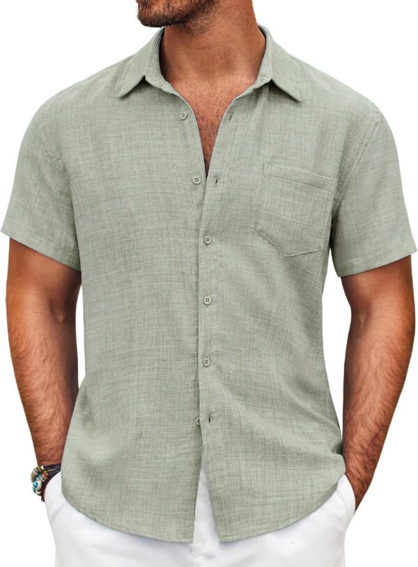 Lymio Regular Fit Shirt for Men|| Men Stylish Regular Fit Shirt (Resort-Slub) (in, Alpha, L, Pista)