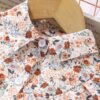 TAGAS Baby Girl's Polyester A-Line Knee-Length Dress (KD-351-BROWN-5_Brown_5 6 Years) - Image 5