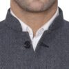 WINTAGE Men's Tweed Casual and Festive Regular Fit Formal Blazer Coat (Blue,42) - Image 2
