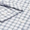 Peter England Men's Slim Fit Full Sleeve Checkered Casual Shirt | 100% Cotton | Premium Twill Weave White - Image 3