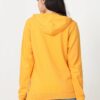 Wafaa Women's Cotton Plain Hooded Neck Full Zipper Mustard Yellow Color Sweatshirt Regular Fit Hoodies with Kangaroo Pocket Large Size - Image 7