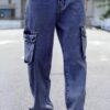 Ben Martin Men's Cargo || Men Cargo Pants || Men Cargo Pants Denim || Loose Pant for Men || Dark Blue Cargos for Men Size 32 - Image 6