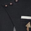 SG YUVRAJ Kid's Polyester Solid Indo Western Sherwani Set For Boys (UP-G-170-NAVY-9), 9-10 Years - Image 3
