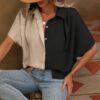 GRECIILOOKS Regular Fit Shirt for Women (Gl-W1892-M-Beige) - Image 3