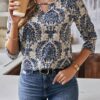 DEIDAD Women's Floral Regular Fit Cotton Printed top_Multicolour - Image 4