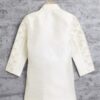 AHHAAAA Kids Ethnic Cotton Silk Blend Sequin Print Indo-Western Sherwani Set for Boys (Cream, 9-10 Yrs) 496MF - Image 6