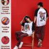 Twinny Zone Couple T-Shirts Cotton | Oversized Tshirt for Men Women Love (Set of 2 | Regular Fit | OSHSOnion_ExploreW3) - Image 3