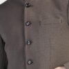 TAHVO Men's Formal Blazer | Wedding Indo-Western Coat | Mandarin Collar Suit Jacket (in, Numeric, 34, Brown) - Image 6
